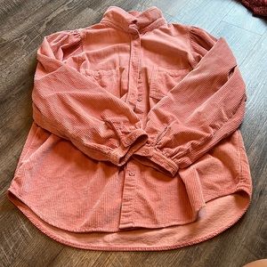 Pink corduroy jacket
